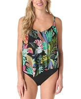 Coco Reef Captivate Bra Sized Tankini Top Bikini Bottoms