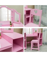 gaomon Kids Vanity Table