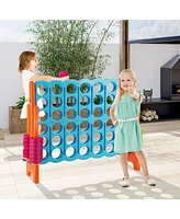 Gouun 4 in A Row 4-to-Score Giant Jumbo Game Set for Family Party Holiday