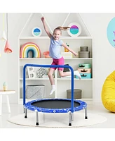 Gouun 36 Inch Kids Trampoline Mini Rebounder with Full Covered Handrail