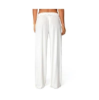 Edikted Women's Sylvia Pointelle Pants