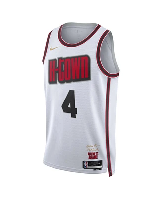 Nike Men's and Women's White Jalen Green Houston Rockets 2024/25 City Edition Finished Swingman Jersey