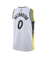 Nike Men's and Women's White Tyrese Haliburton Indiana Pacers 2024/25 City Edition Finished Swingman Jersey