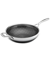 Livwell DiamondClad 9-Pc. Hybrid Nonstick Stainless Steel Frypan, Wok and Everything Pan Set