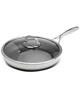Livwell DiamondClad 12" Hybrid Nonstick Stainless Steel Frypan with Lid