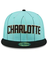 New Era Men's Turquoise Charlotte Hornets 2024/25 City Edition 59FIFTY Fitted Hat