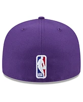 New Era Men's Purple Utah Jazz 2024/25 City Edition 59FIFTY Fitted Hat