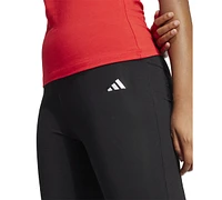 adidas Women's Essentials Small Logo Flared Leggings