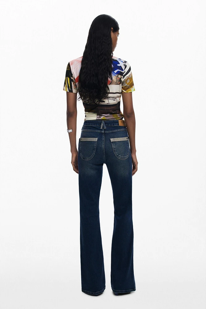 Desigual Women's Flare Jeans