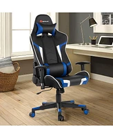 Gouun Reclining Swivel Massage Gaming Chair with Lumbar Support