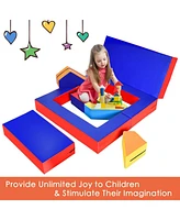 Gouun 4-in-1 Crawl Climb Foam Shapes Toddler Kids Playset