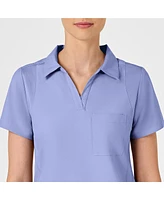 Wink Women's W123 Collar Scrub Top