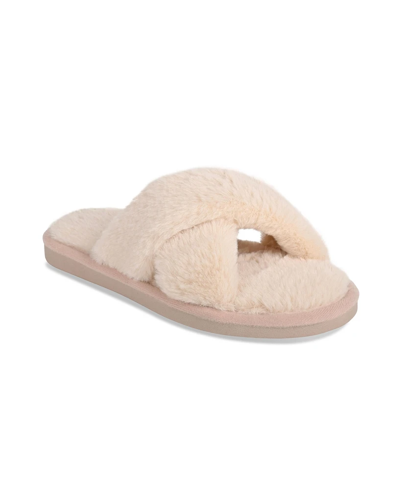 Andrew By Stevens Womens Fiona Slippers