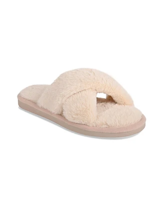 Andrew By Stevens Womens Fiona Slippers