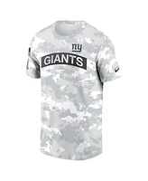 Nike Men's Arctic Camo New York Giants 2024 Salute To Service Performance T-Shirt