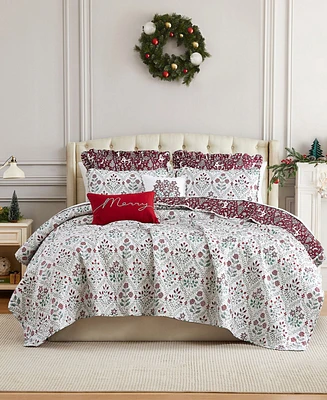 Southshore Fine Linens Holiday Harmony 5-Pc. Quilt Set, Twin/Twin Xl