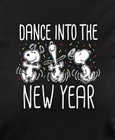 Hybrid Apparel Plus Peanuts New Year Graphic Pullover Top