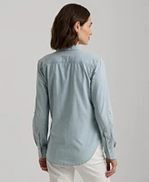 Lauren Ralph Cotton Chambray Shirt