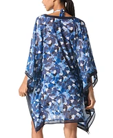 Michael Kors Women's Chiffon Poncho Cover-Up