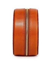 Leather Jewelry Box - Round