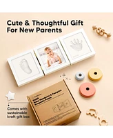 KeaBabies Fond Baby Hand and Footprint Kit Frame, Shower Gifts for Boys, Girls, Newborn Keepsake