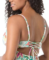 Coco Reef Women's Printed Underwire Tankini Top