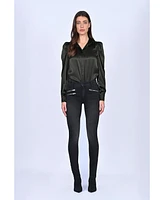 Black Orchid Denim Women's Billie Zipper Skinny