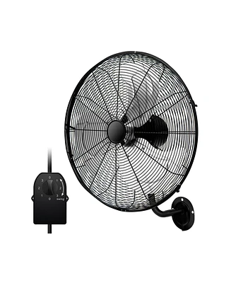 Gouun 20 Inch Wall Mount Fan with 3 Fan Speeds and Adjustable Tilt Head