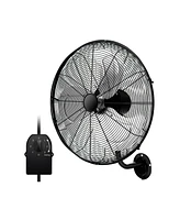 Gouun 20 Inch Wall Mount Fan with 3 Fan Speeds and Adjustable Tilt Head