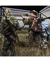 Gouun 82 Inch Tall Hunting Blind 270° One Way See Through Ground Tent for 3-4 People