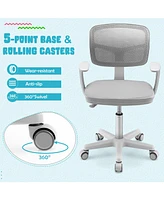 Gouun Adjustable Desk Chair with 5 Rolling Casters for Kids