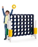 Gouun 4-to-Score 4 in A Row Giant Game Set for Kids Adults Family Fun