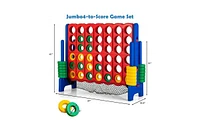 Gouun 4-to-Score Giant Game Set with Net Storage