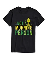 Airwaves Men's The Grinch Not A Morning Person Short Sleeve Tee