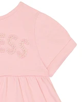 Guess Baby Girl Terry Short Sleeve Dress