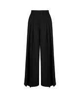 Nocturne Women's Pleated High-Waisted Pants