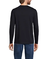 Lands' End Big & Tall Long Sleeve Cotton Supima Henley