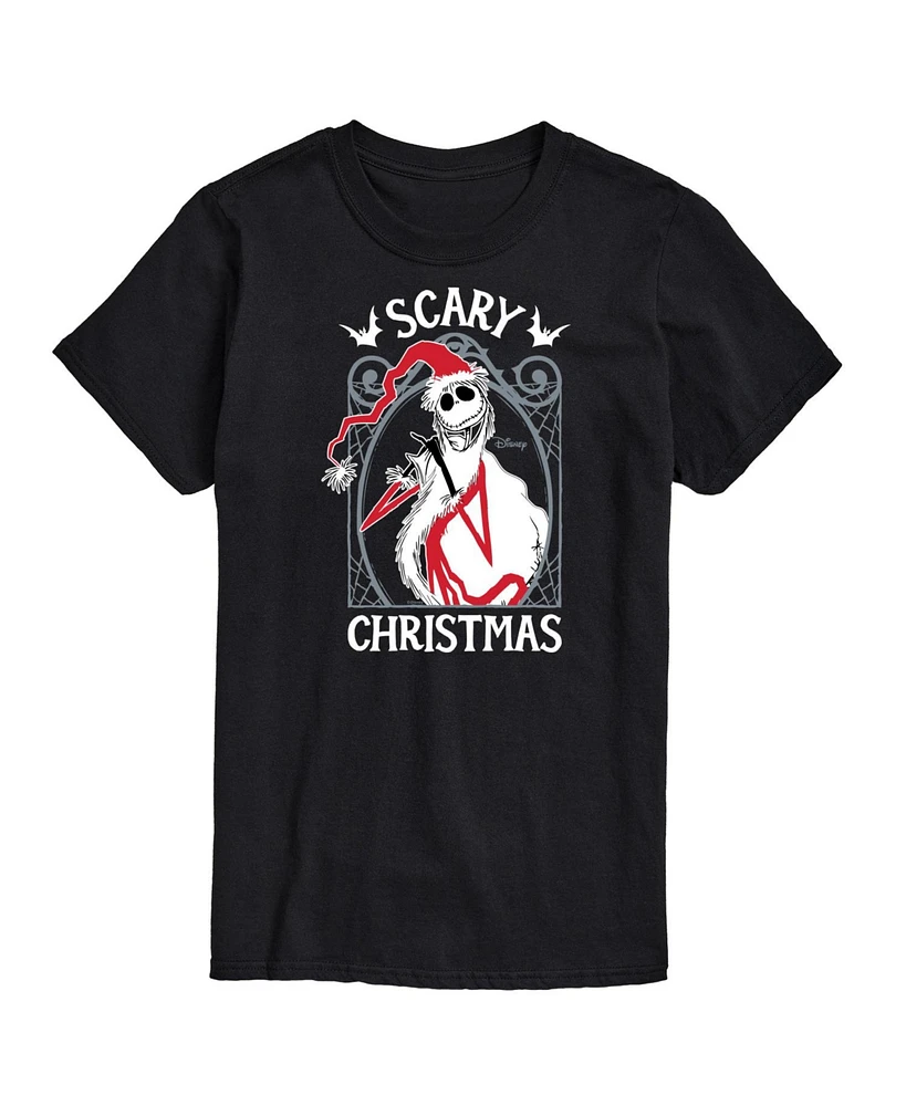 Airwaves Men's Nightmare Before Christmas Scary Short Sleeve Tee