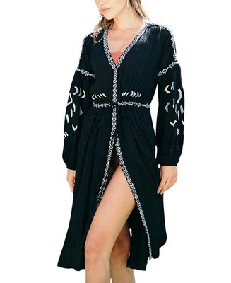 Biliblond Women's Embroider Kaftan