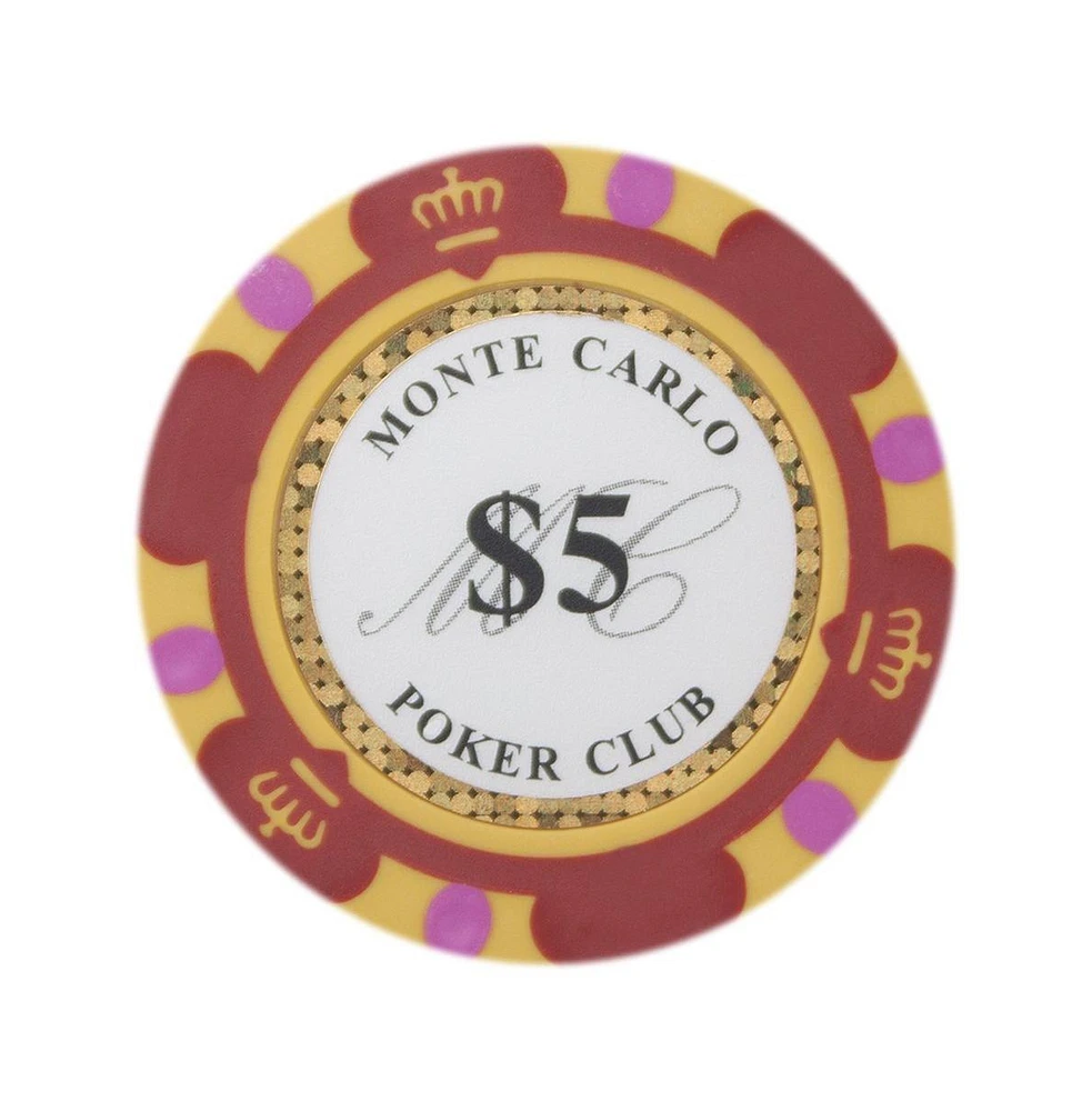 Slickblue Holo Inlay Poker Chips (25-Pack) – Premium Casino-Style Poker Chips for Tournaments and Home Games