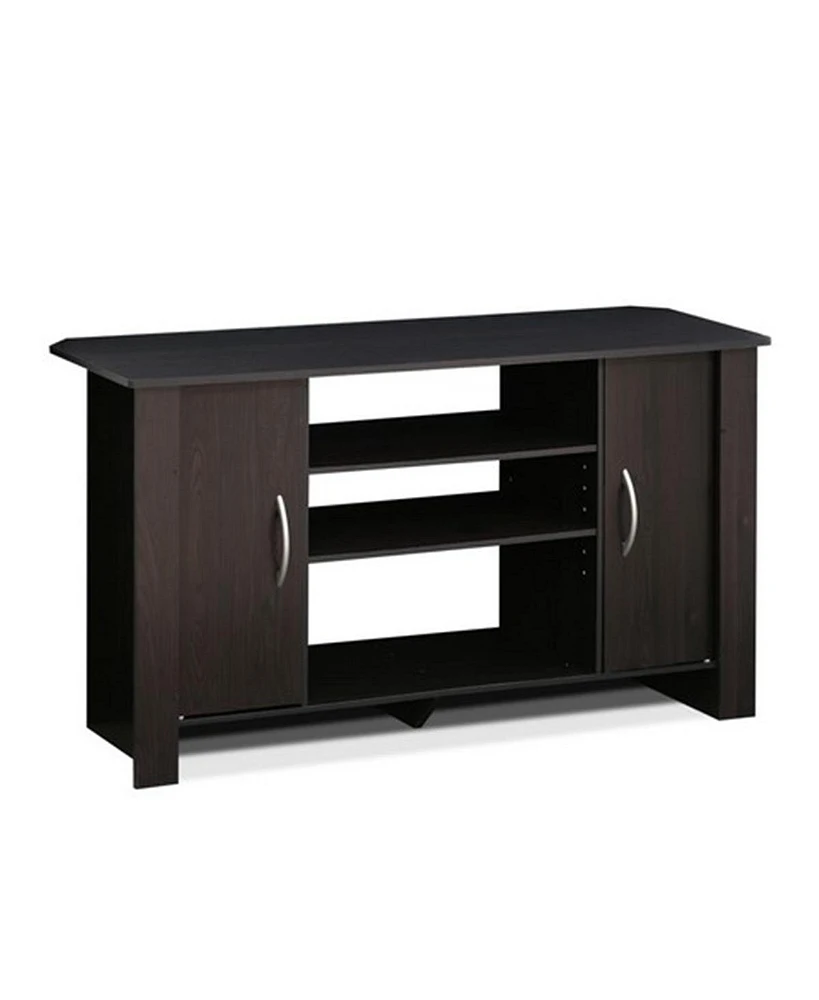 Furinno Econ Tv Stand Entertainment Center- Espresso - 22.8 x 42.1 x 13.5 in.