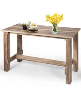 Gouun Multifunctional Counter Height Dining Table for Dining Room and Kitchen