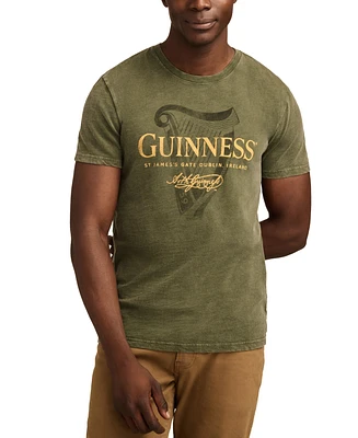 Lucky Brand Men's Guinness Harp Logo Tee