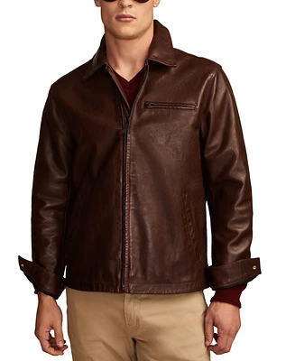 Lucky Brand Men's Leather Touring Jacket