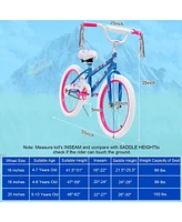 Sugift 20 in. Kids Bike Child Bicycle for Girls Age 7-14 Years, Bule 4.2 stars out of 63 reviews