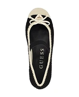 Guess Women's Maysa Knit Mary Jane Round Toe Ballet Flats