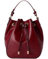 Brahmin Melinda Dietrich Leather Bucket Bag