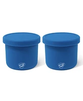 Silipint Lidded Bowls 10oz: 2 pk