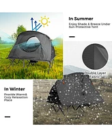 Gouun 2-Person Outdoor Camping Tent with External Cover