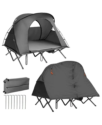 Gouun 2-Person Outdoor Camping Tent with External Cover